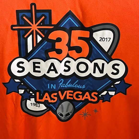 2017 Las Vegas 51s “35 SEASONS” Collectible Adult XL SGA - Picture 4 of 5